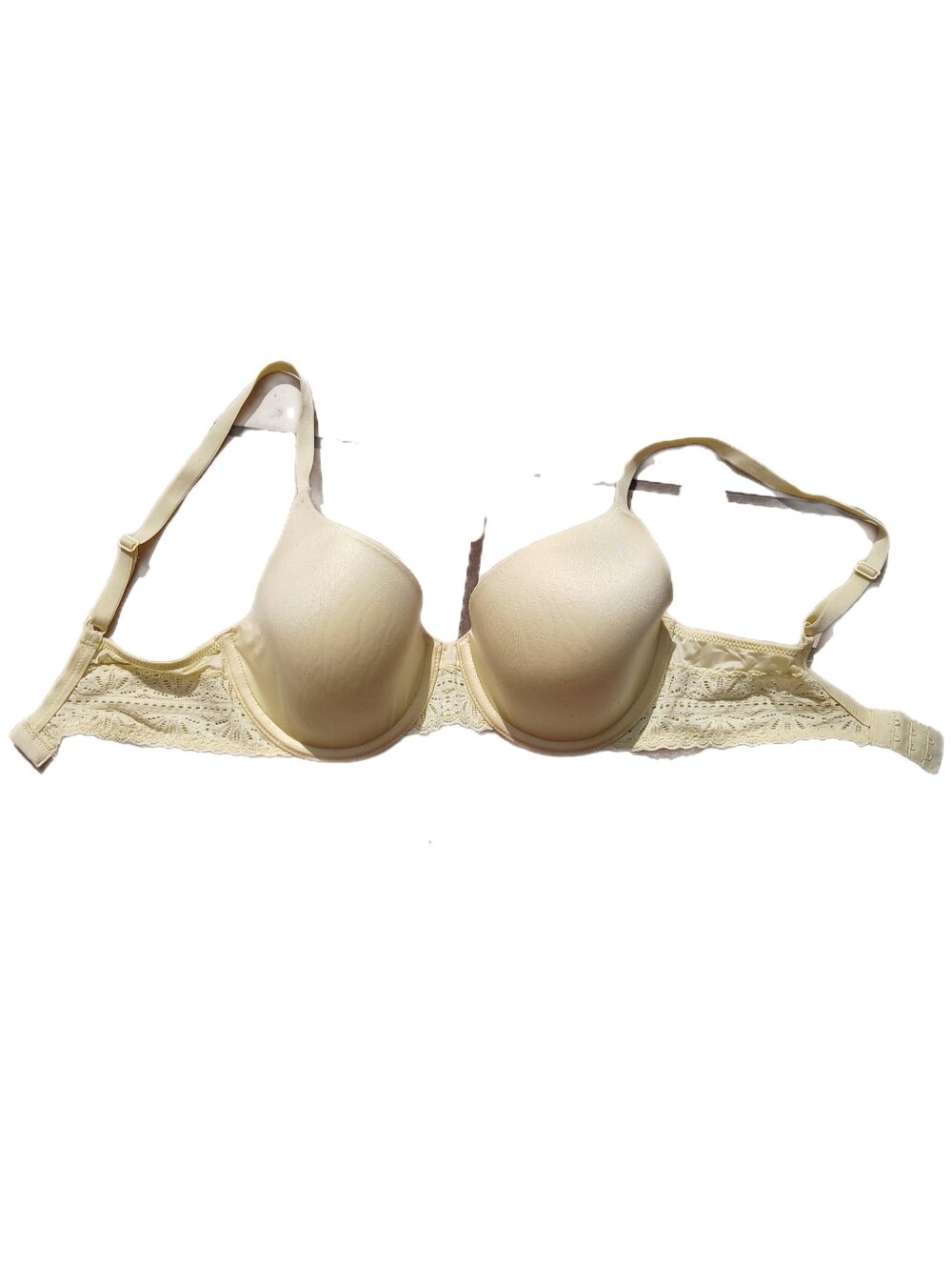 B.Tempt'd Women's Light Yellow T Shirt Bra | Sz US 32DD